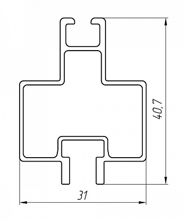 Алюминиевый профиль для строительства теплиц АТ-3623