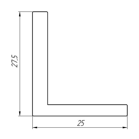Алюминиевый профиль по индивидуальным чертежам заказчиков АТ-3070