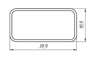 Алюминиевый профиль для лестниц и стремянок АТ-5033