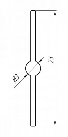 Алюминиевый профиль для систем кондиционирования и вентиляции АТ-2277