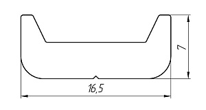 Алюминиевый профиль для строительства теплиц АТ-3240