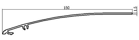 Алюминиевый профиль по индивидуальным чертежам заказчиков АТ-8078