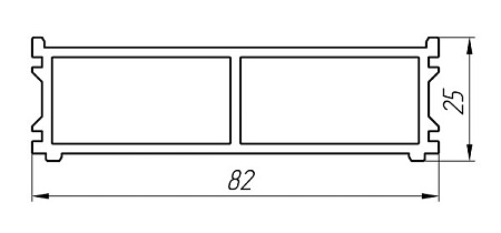 Алюминиевый профиль по индивидуальным чертежам заказчиков АТ-2986
