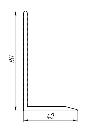Алюминиевый профиль для вентилируемых фасадов АТ-7084