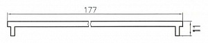 Алюминиевый профиль по индивидуальным чертежам заказчиков АТ-1189