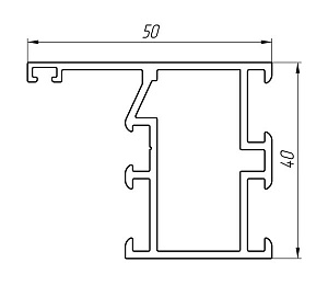 Алюминиевый профиль для остекления балконов, лоджий, витражей АТ-2494