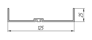Алюминиевый профиль для систем кондиционирования и вентиляции АТ-2279