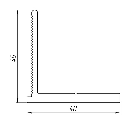 Алюминиевый профиль для вентилируемых фасадов АТ-6724
