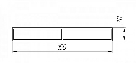 Алюминиевый профиль по индивидуальным чертежам заказчиков АТ-1105