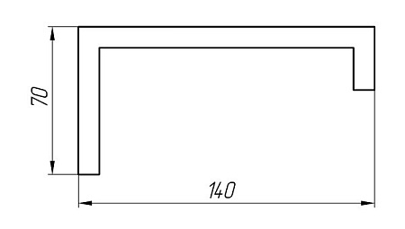 Алюминиевый профиль по индивидуальным чертежам заказчиков АТ-2977