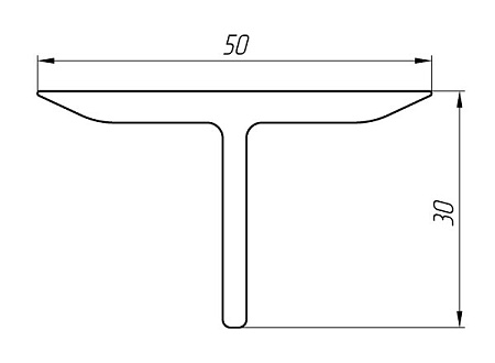 Алюминиевый профиль по индивидуальным чертежам заказчиков АТ-3221