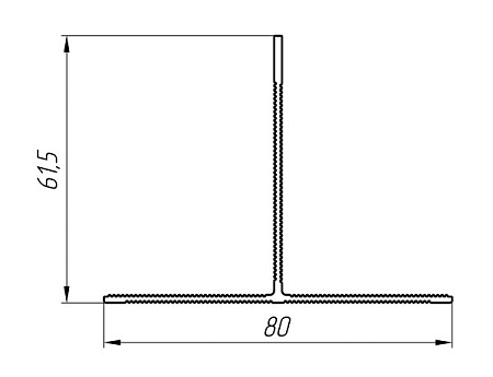 Алюминиевый профиль для вентилируемых фасадов АТ-6663