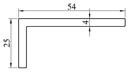 Алюминиевый профиль по индивидуальным чертежам заказчиков АТ-7805
