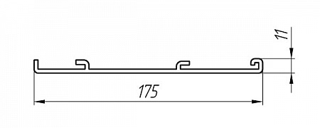 Алюминиевый профиль для авто и вагоностроения АТ-1281