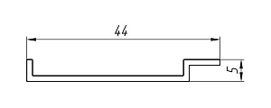 Алюминиевый профиль для систем кондиционирования и вентиляции АТ-2275