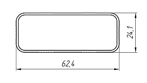 Алюминиевый профиль для лестниц и стремянок АТ-1148