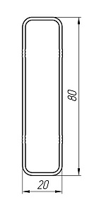 Алюминиевый профиль для лестниц и стремянок АТ-3184