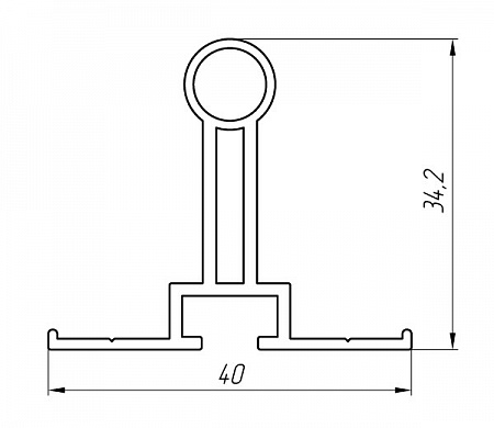Алюминиевый профиль для строительства теплиц АТ-3232