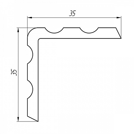 Aluminum profile for auto and wagon construction AT-1889