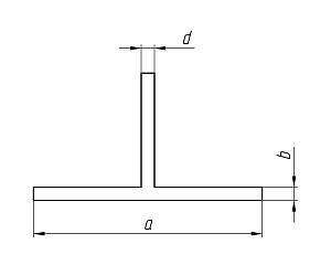 Aluminum brand (T-shaped) AT-1165