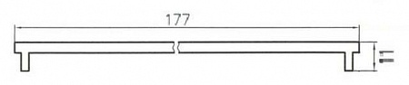 Aluminum profile according to individual customer drawings AT-1189