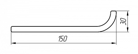 Aluminum profile according to individual customer drawings AT-1019