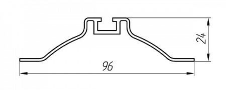 Алюминиевый профиль по индивидуальным чертежам заказчиков АТ-1064
